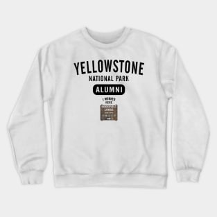 Roosevelt Lodge Yellowstone  Alumni Crewneck Sweatshirt